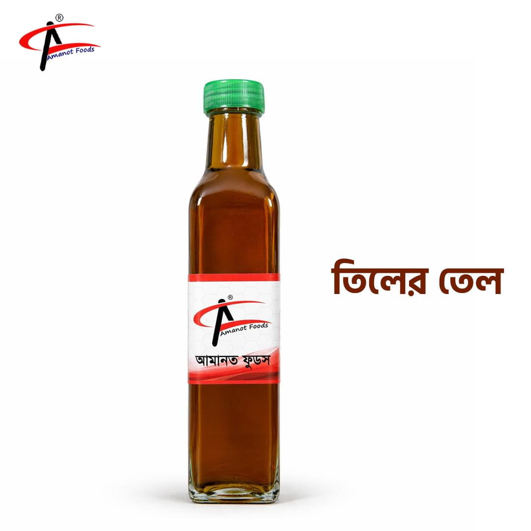 তিলের তেল (Sesame Oil) — BSTI Approved cold-pressed খাঁটি তেল by Amanot Foods Bangladesh